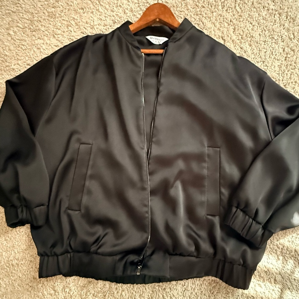 Primark Rita Ora Collection Black oversized Zip-Up Jacket